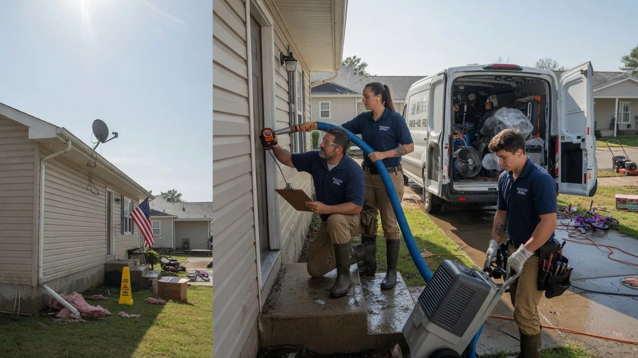 Ceiling Water Damage Restoration in Jermyn, TX near me