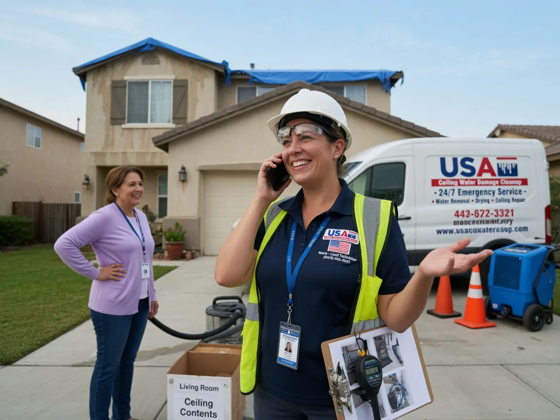 Ceiling Water Damage Restoration Jermyn, TX FAQs